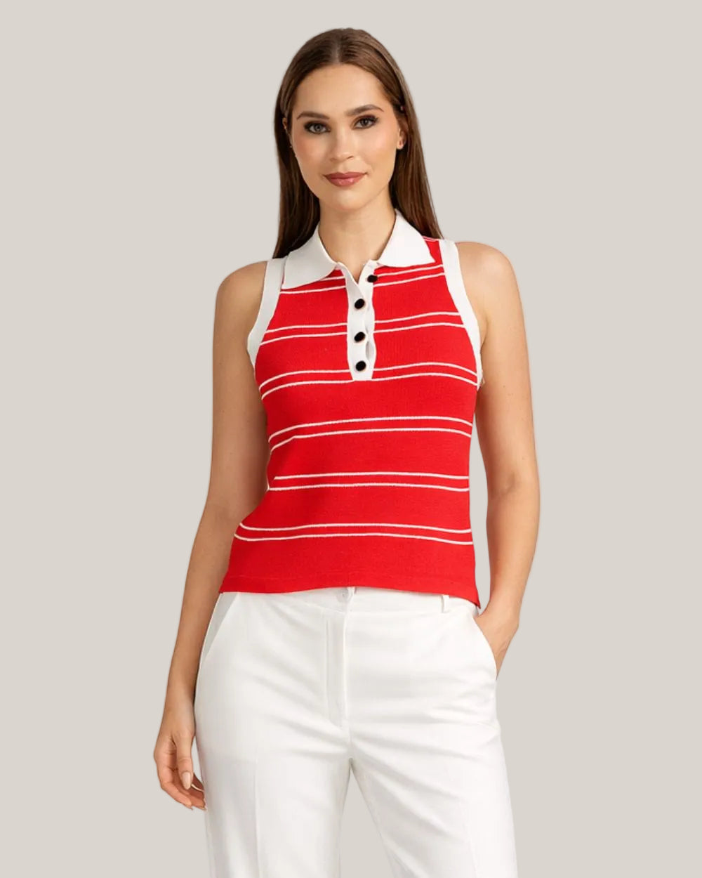 Blusa Sin Manga Mujer