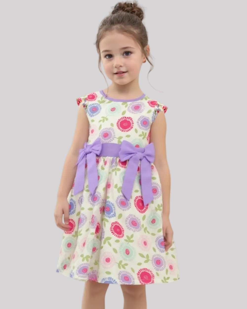 Vestido  Manga Corta Niña