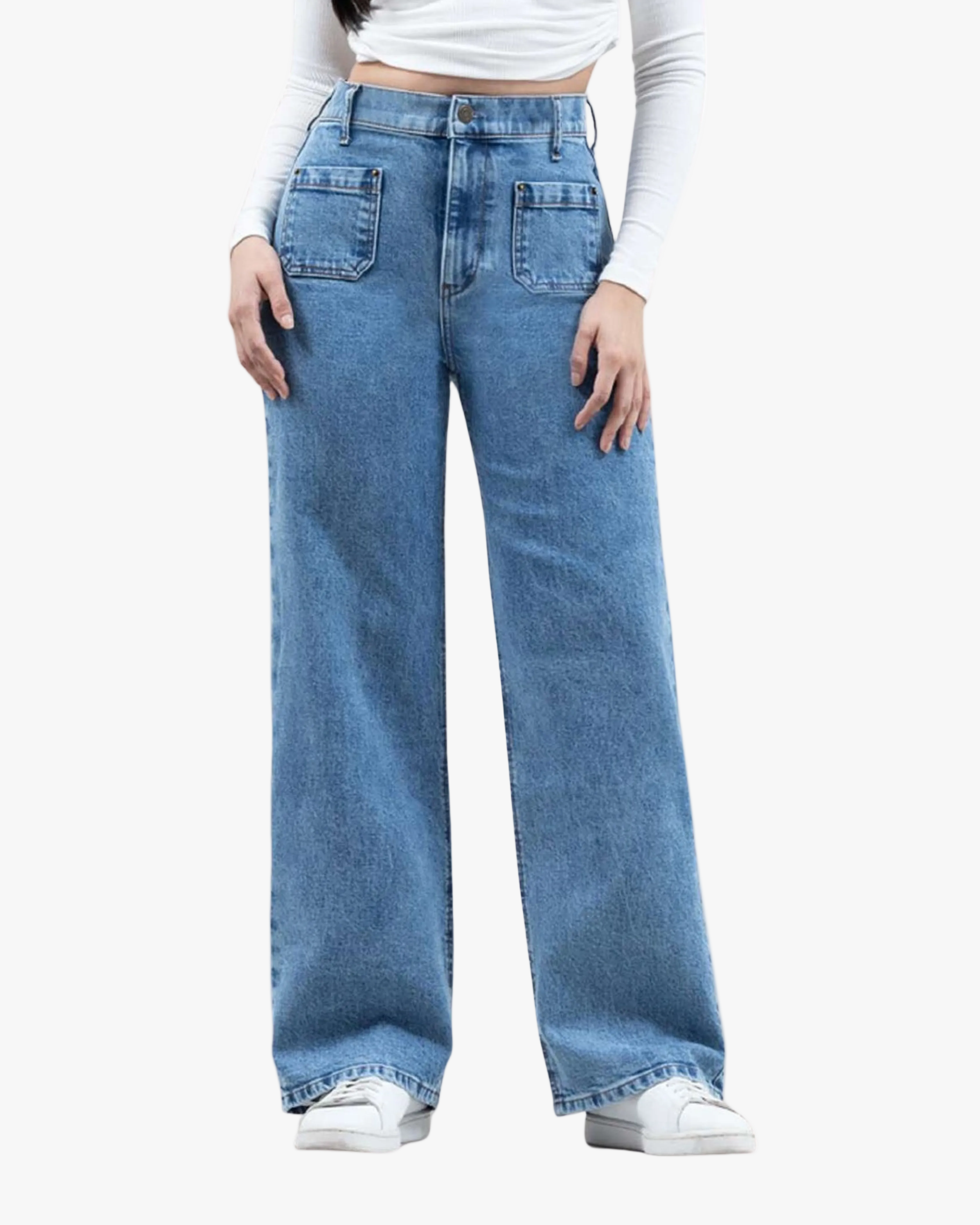 Jean Wide Leg Mujer