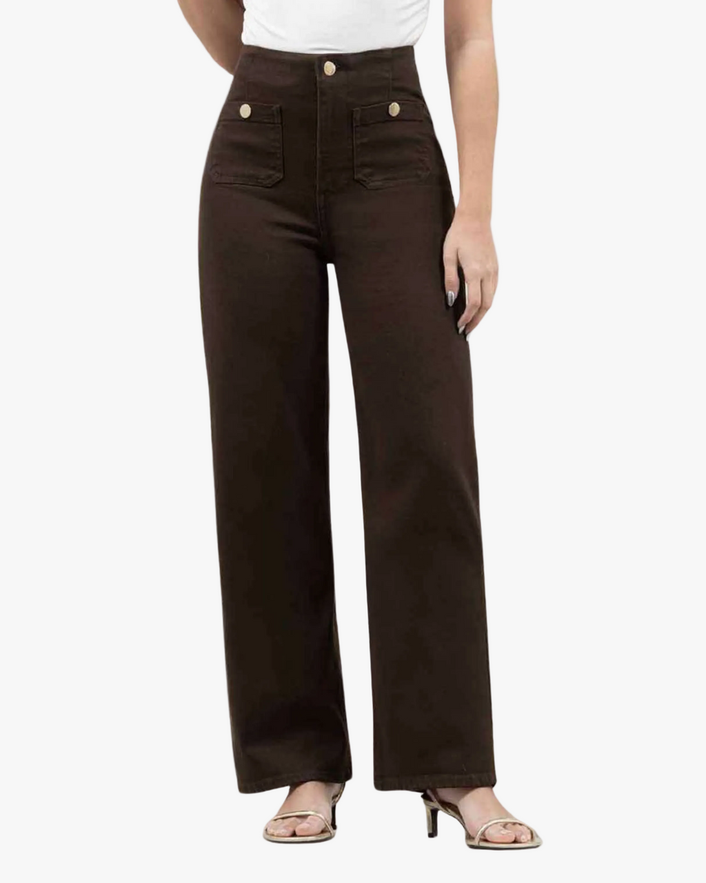Jean Slim Wide Leg Mujer