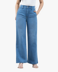 Jean Slim Wide Leg Mujer