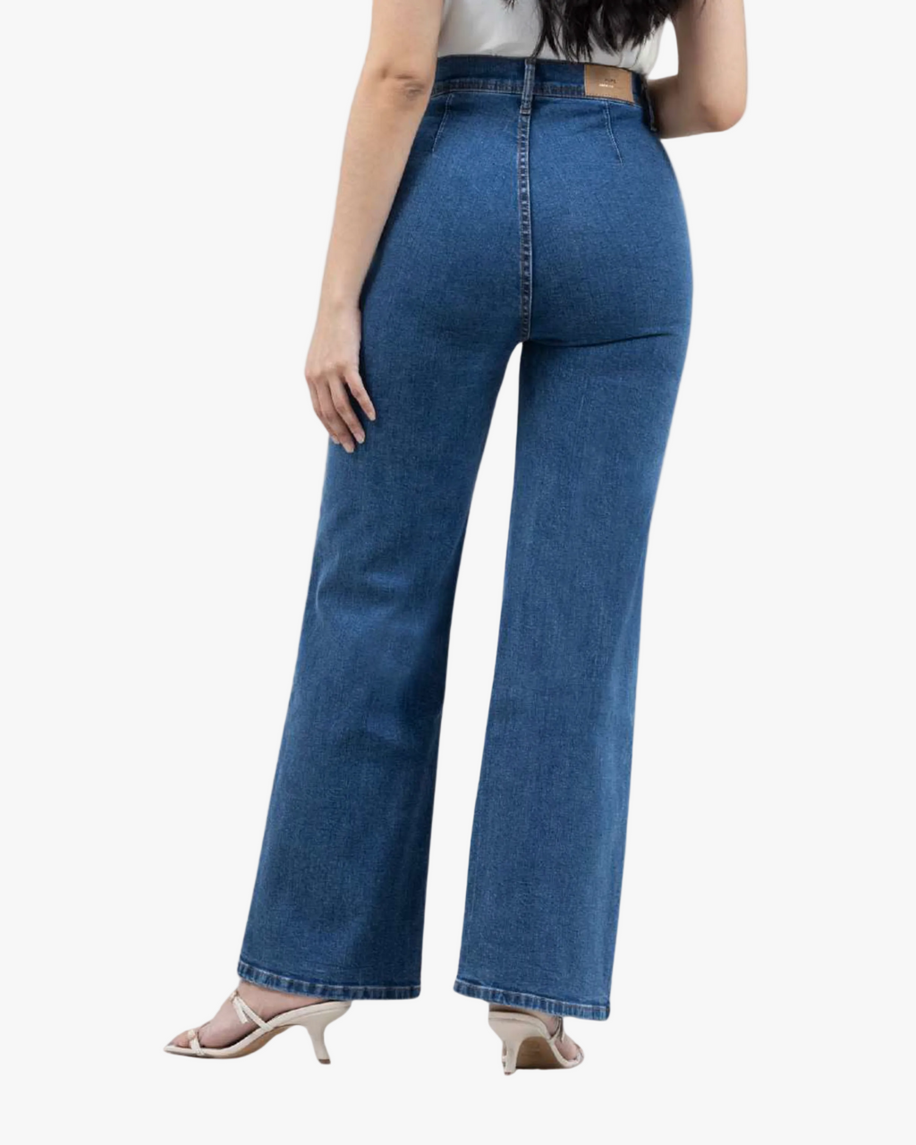 Jean Slim Wide Leg Mujer