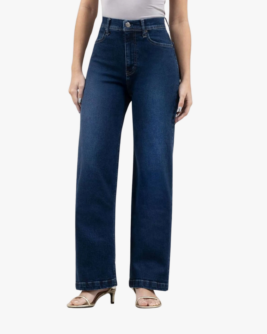Jean Slim Wide Leg Mujer