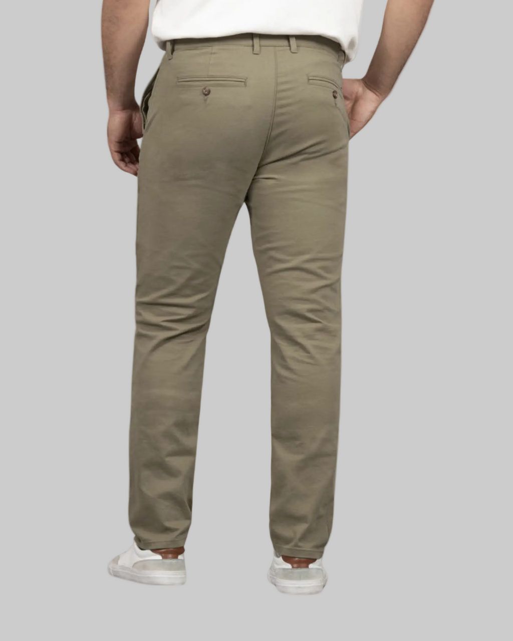 Pantalon Twill Straight Fit Hombre