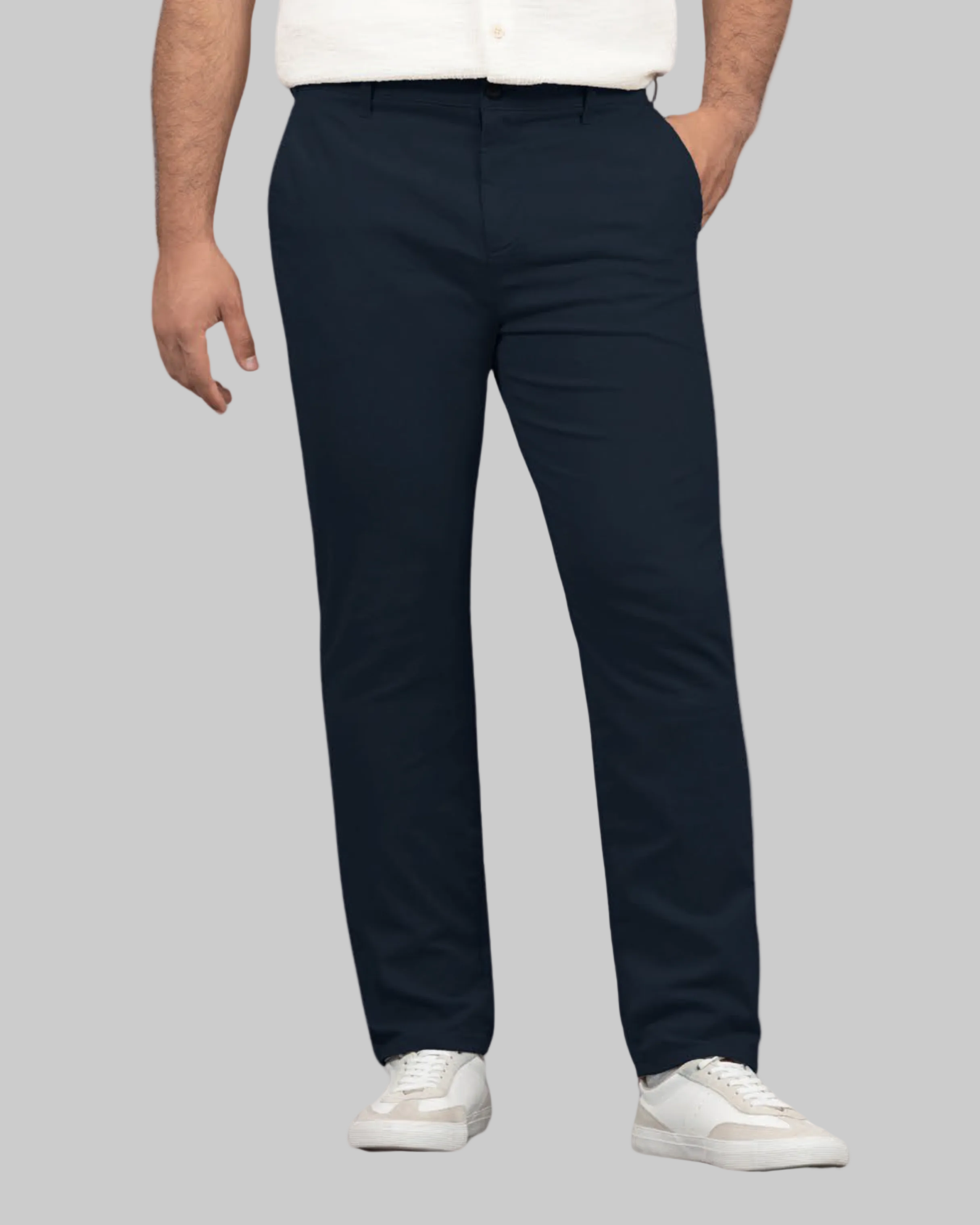 Pantalon Twill Straight Fit Hombre