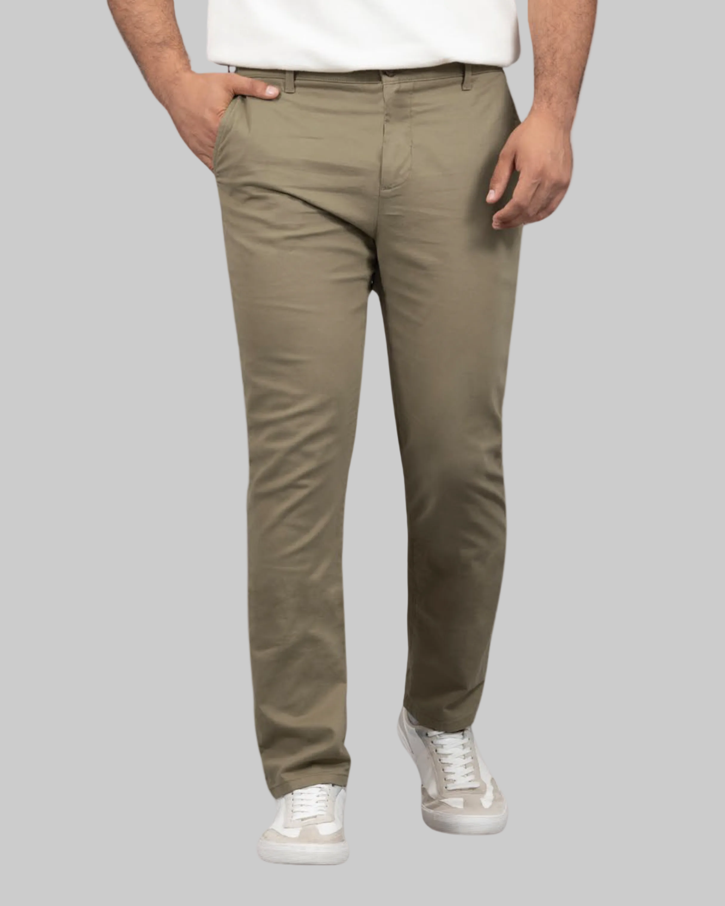 Pantalon Twill Slim Fit Hombre