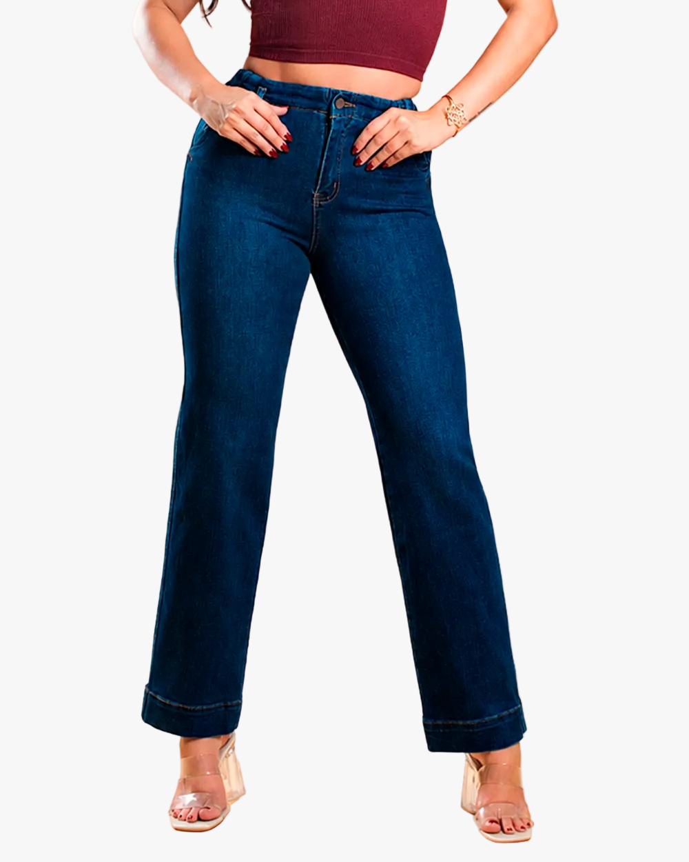 Jean Straight Fit Mujer