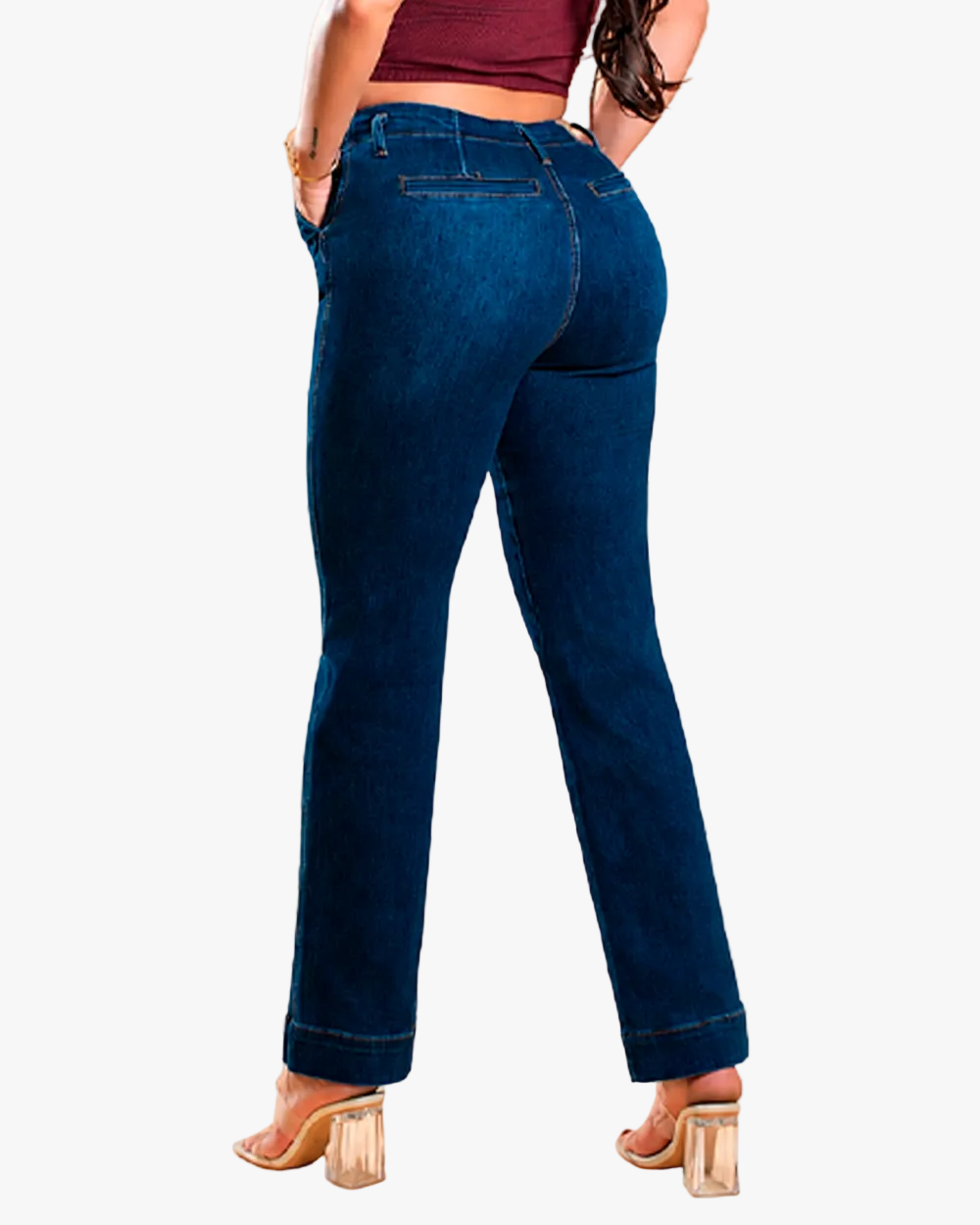 Jean Straight Fit Mujer