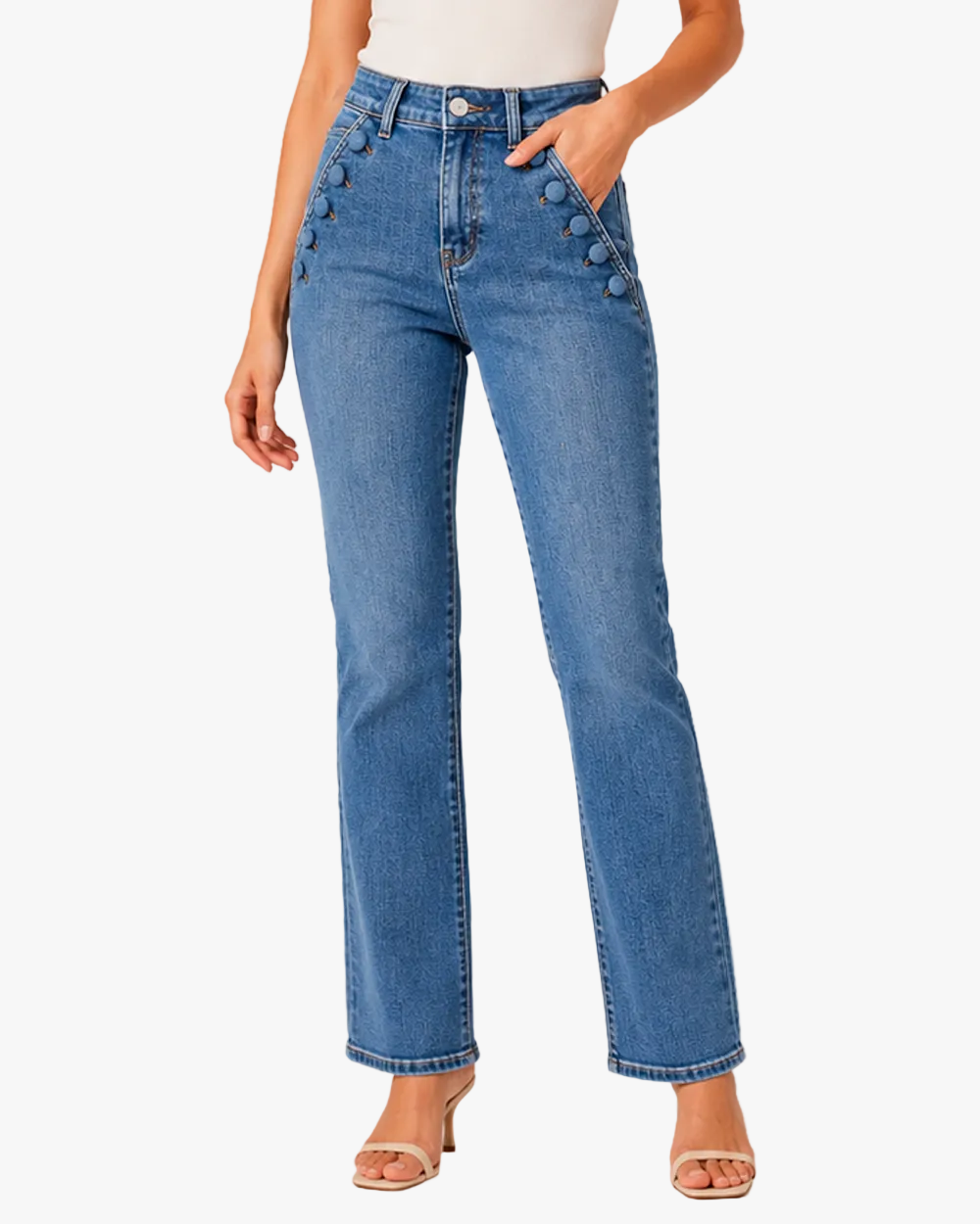 Jean Straight Fit Mujer