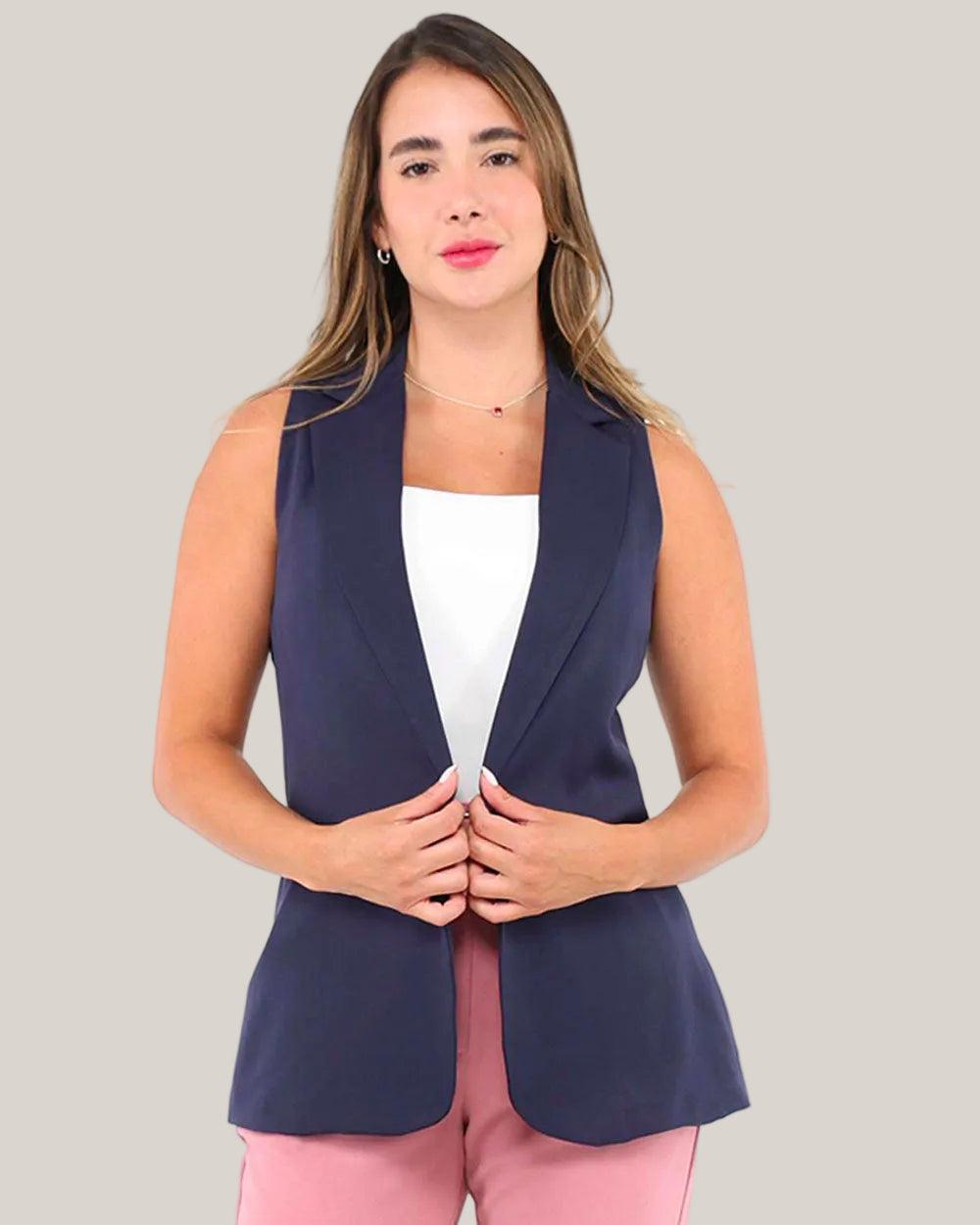 Blazer Sin Manga Mujer
