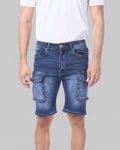 Short Denim Cargo Hombre