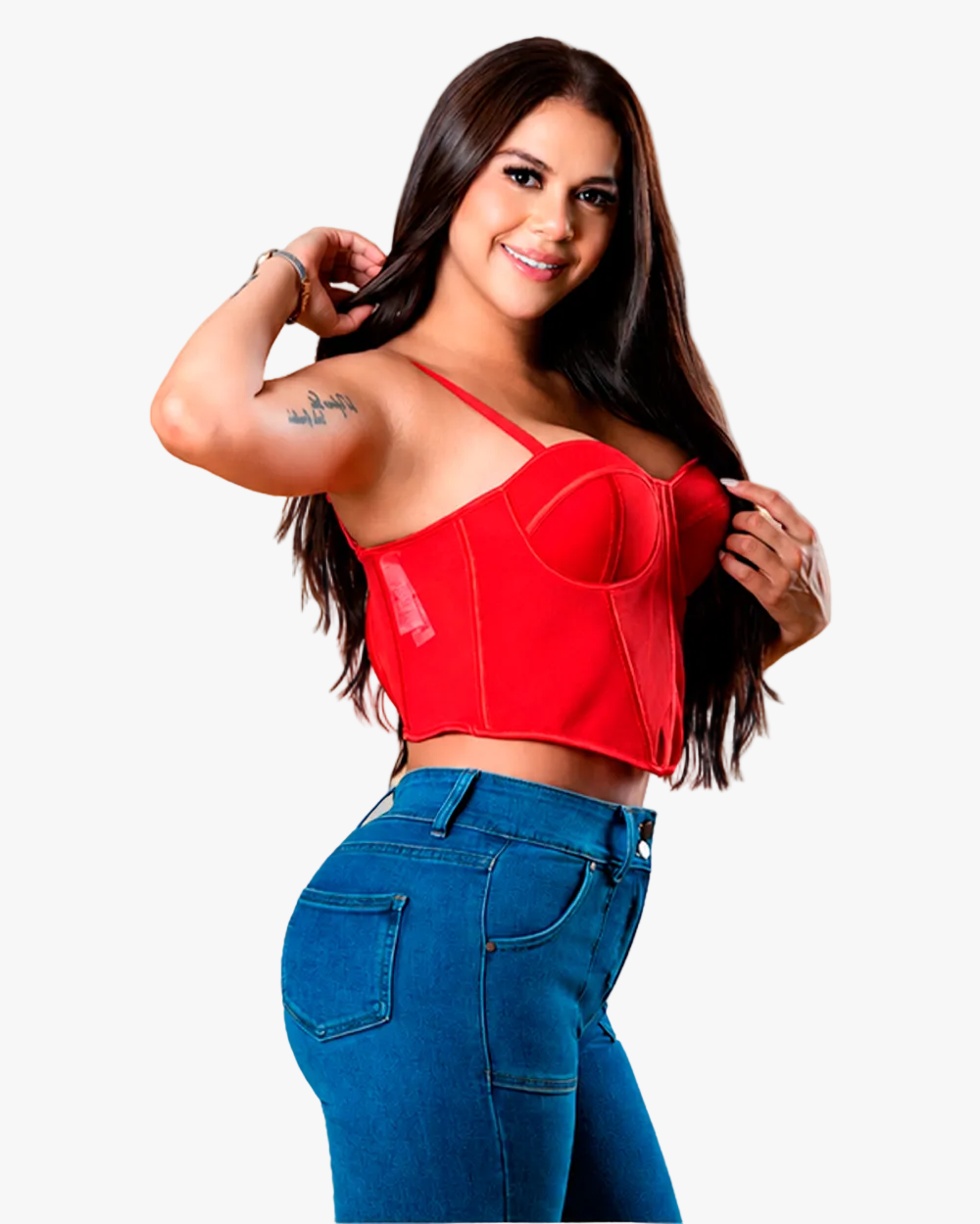 Corset Con Tirantes Mujer