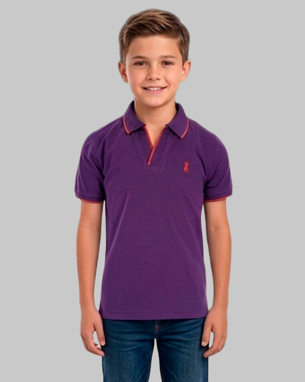 Camisa Polo Jersey Juvenil Niño