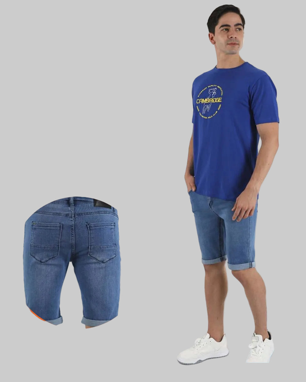 Bermuda Denim Hombre