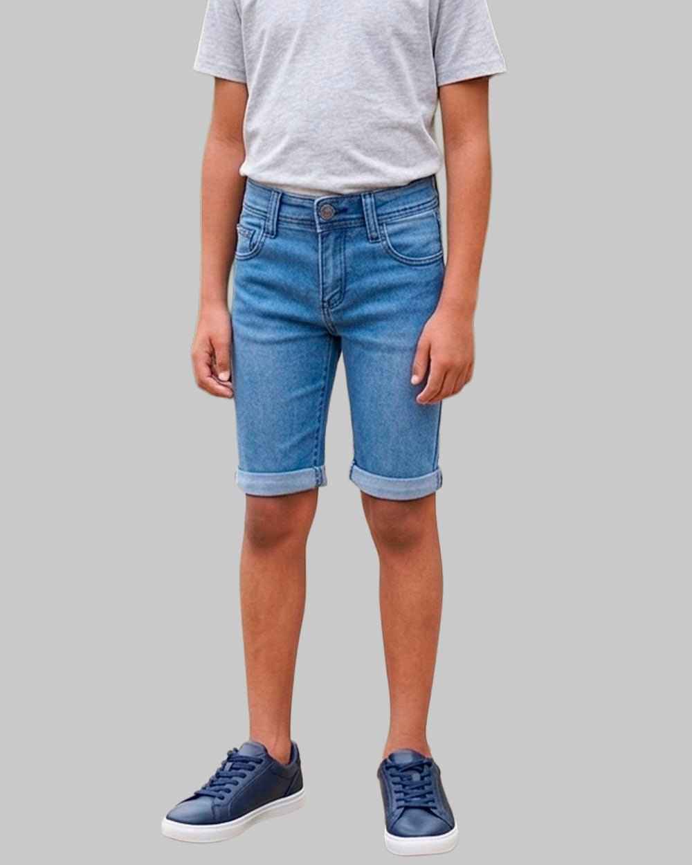 Bermuda Denim Juvenil Niño