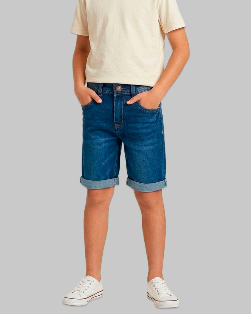 Bermuda Denim Juvenil Niño