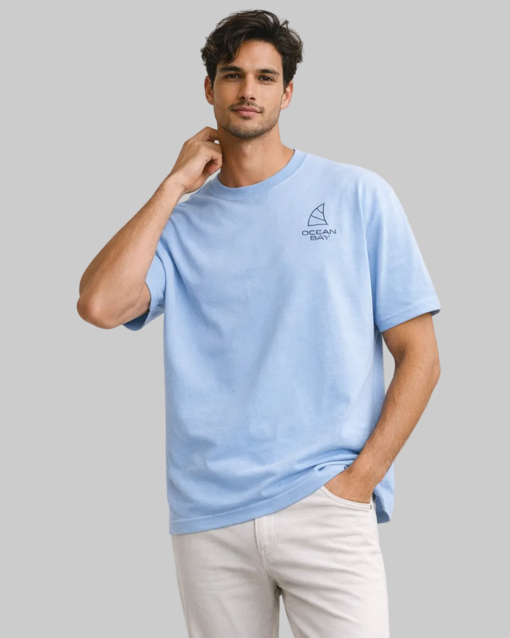 Camiseta Manga Corta Oversize Fit Hombre