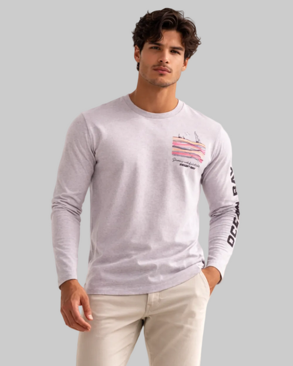 Camiseta Manga Larga Hombre