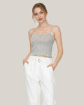 Crop Top Sin Manga Mujer