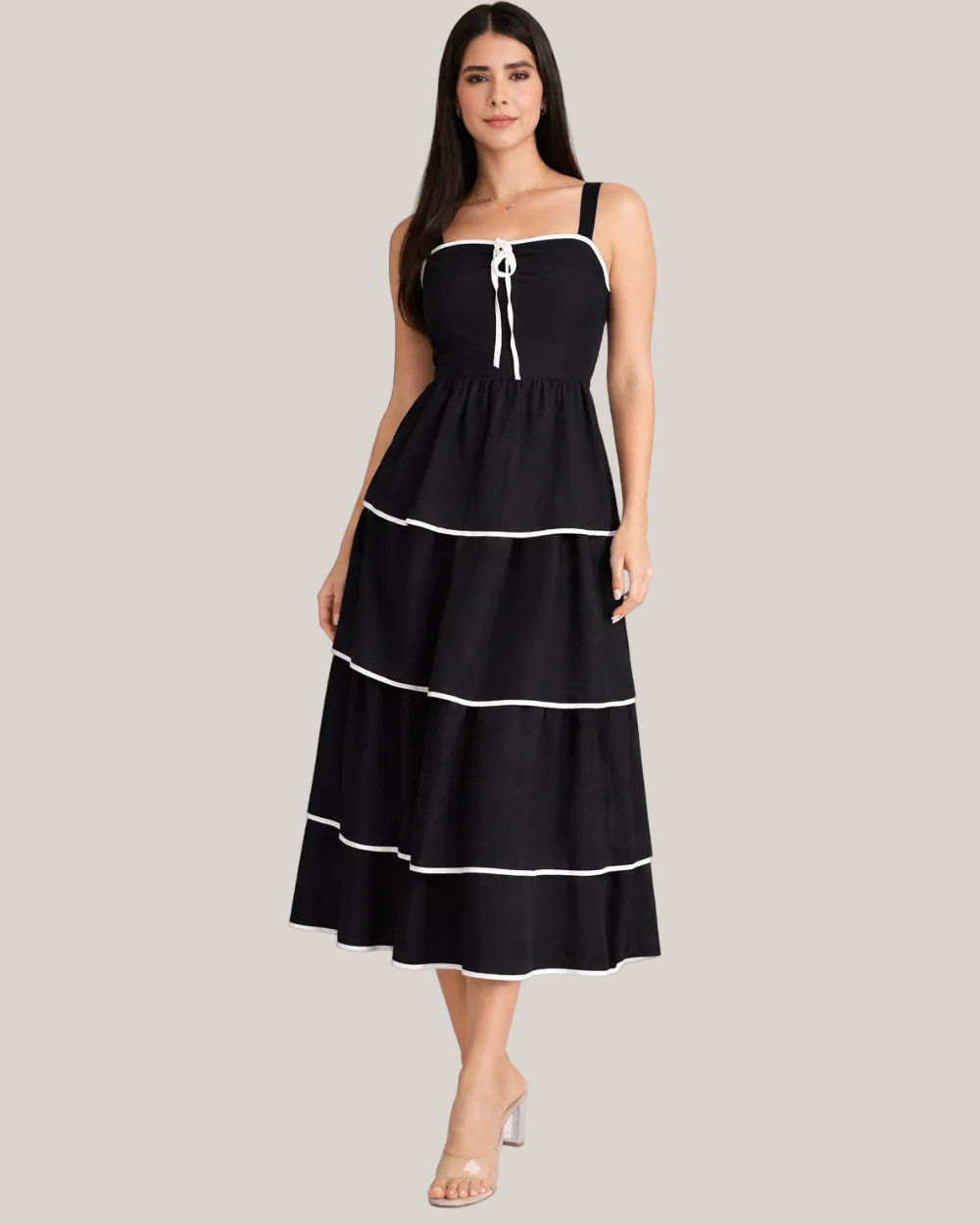 Vestido Sin Manga Mujer