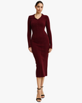 Vestido Manga Larga Mujer