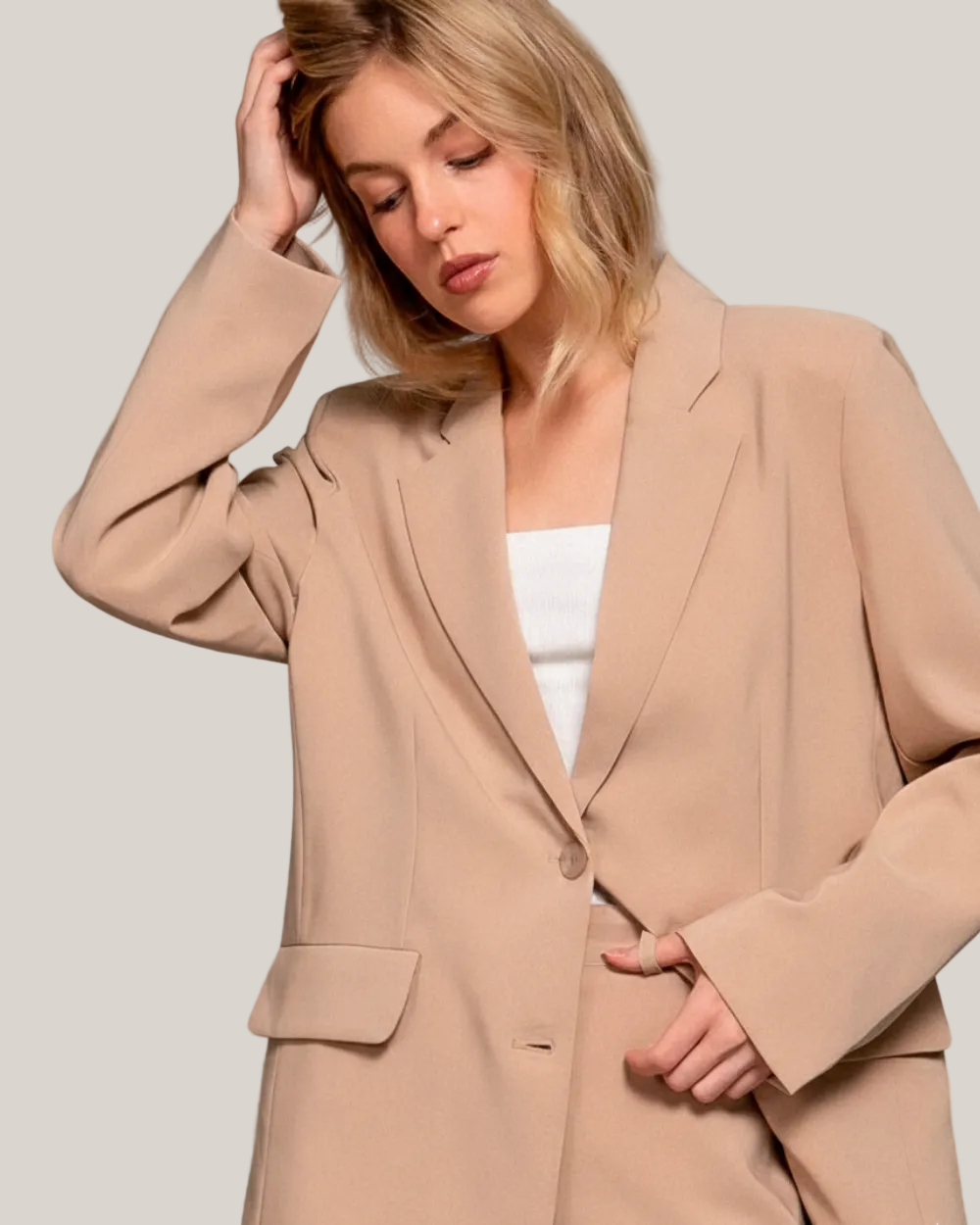 Blazer Manga Larga Mujer