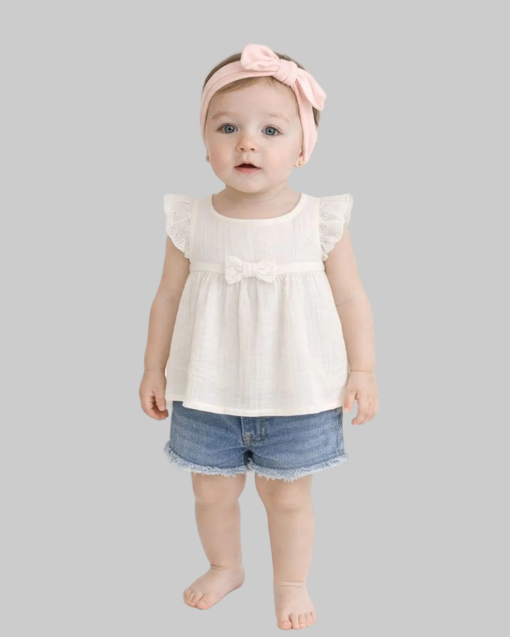 Blusa Sin Manga Bebe Niña