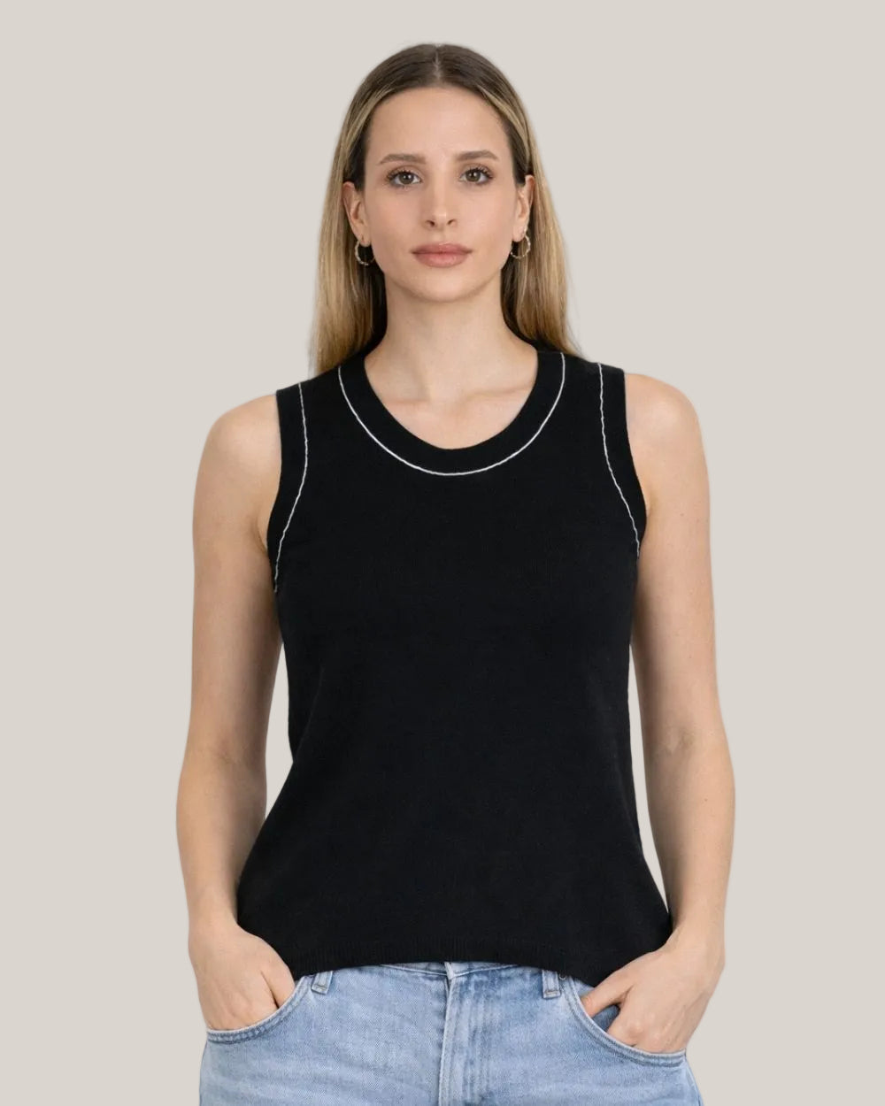 Blusa Sin Manga Mujer