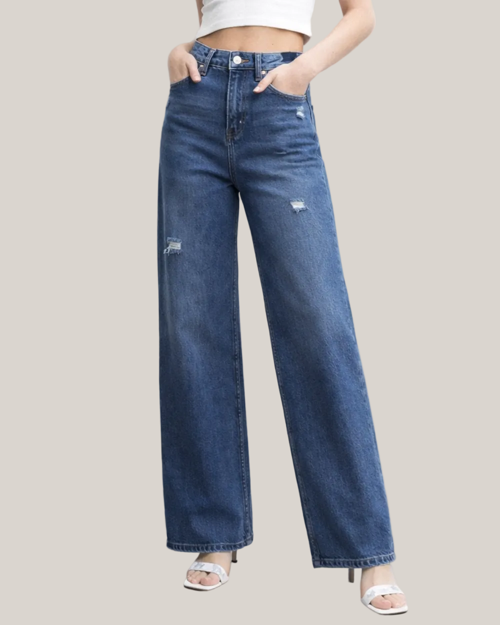 Jean Wide Leg Mujer