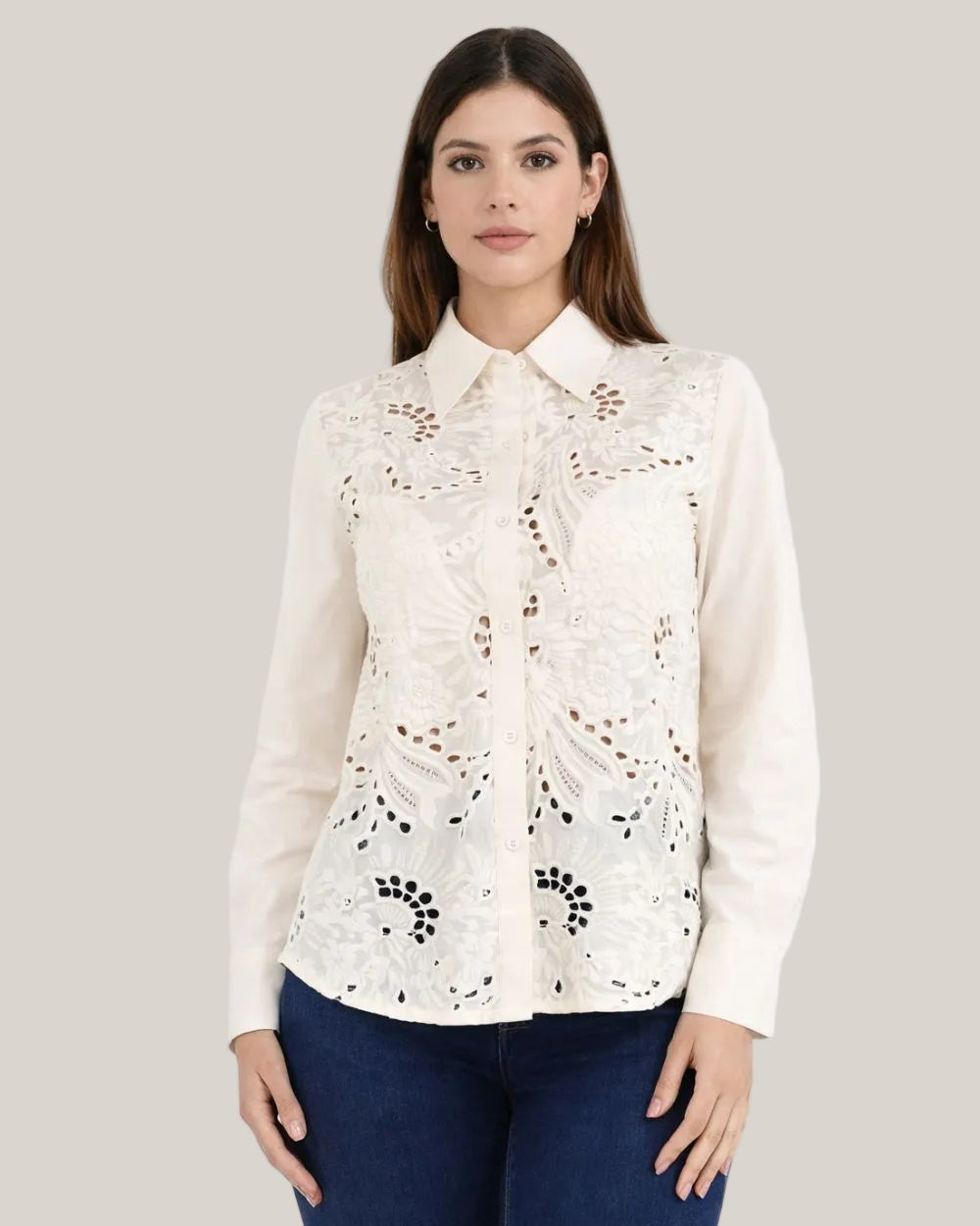 Blusa Manga Larga Mujer