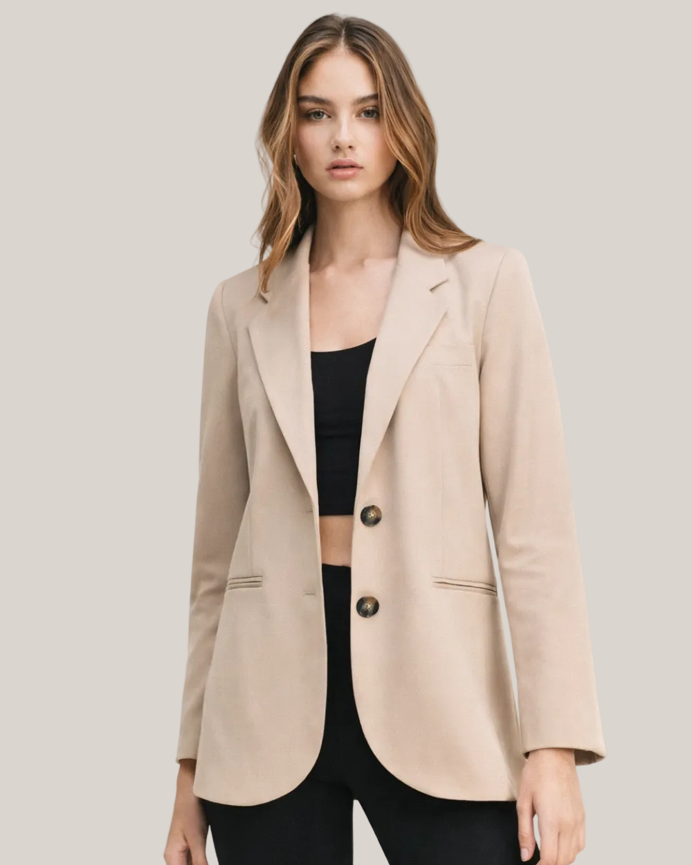 Blazer Manga Larga Mujer