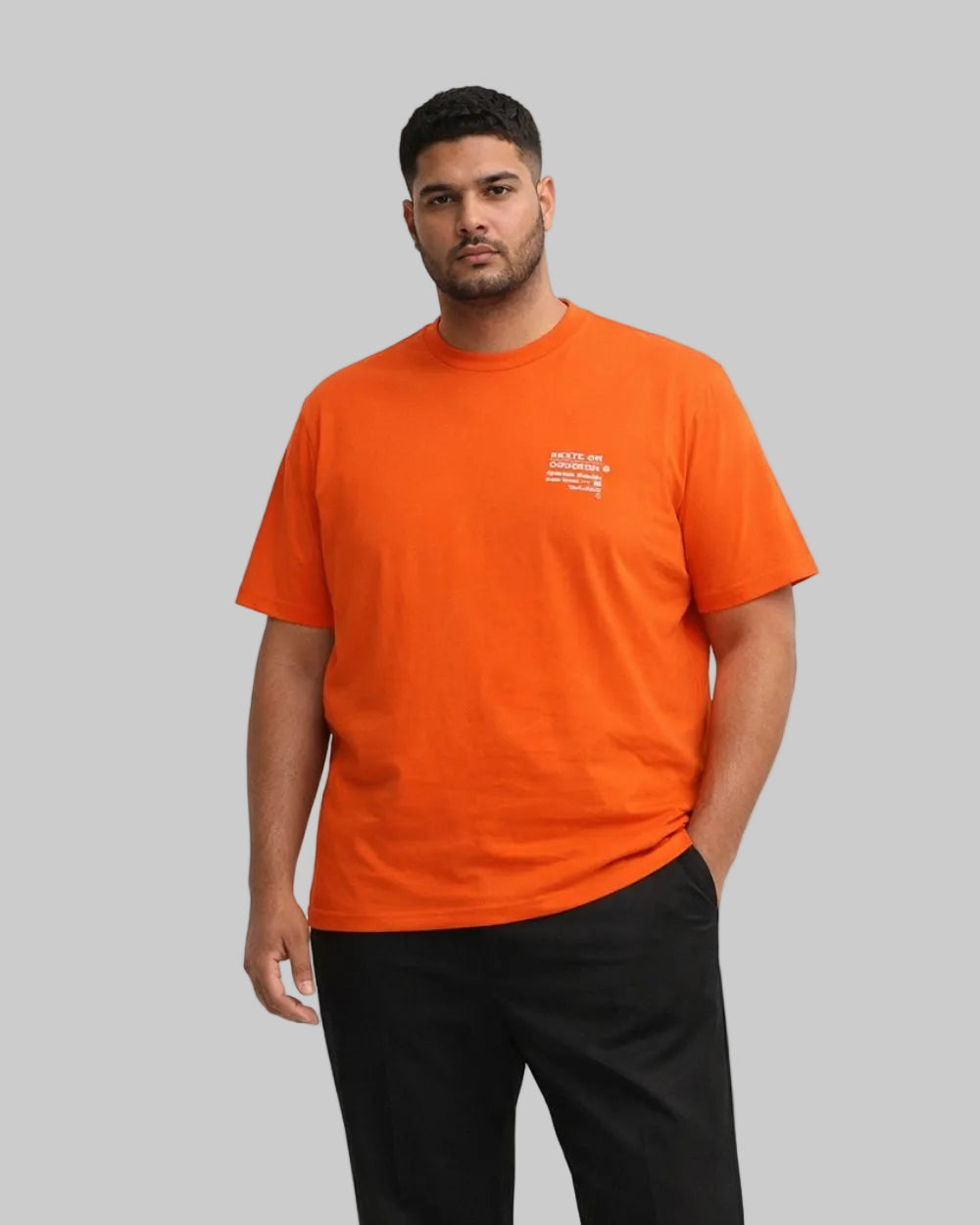 Camiseta Manga Corta Plus Hombre