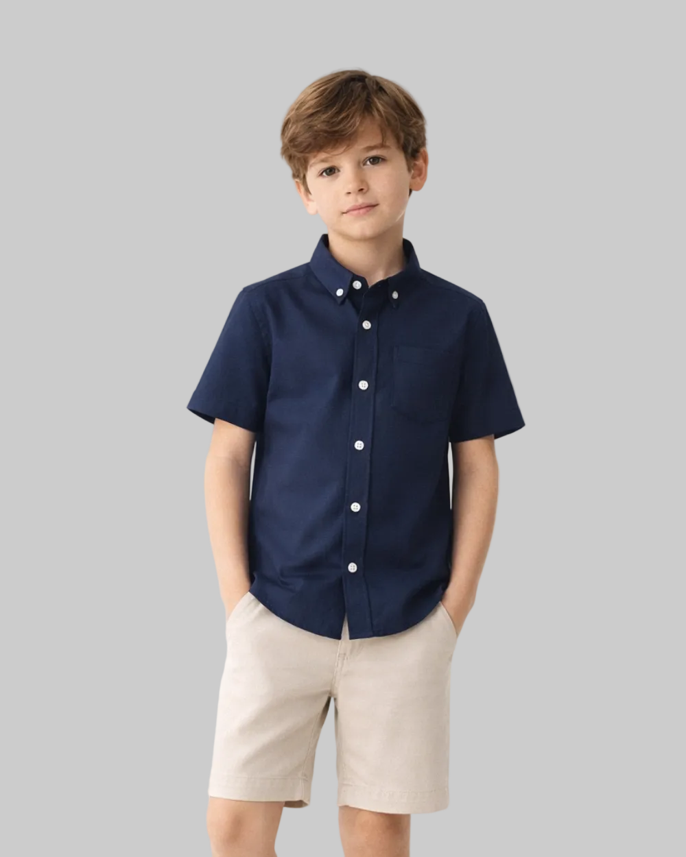 Camisa Manga Corta Juvenil Niño