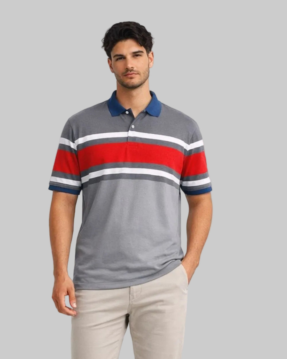 Camisa Polo Pique Plus Hombre