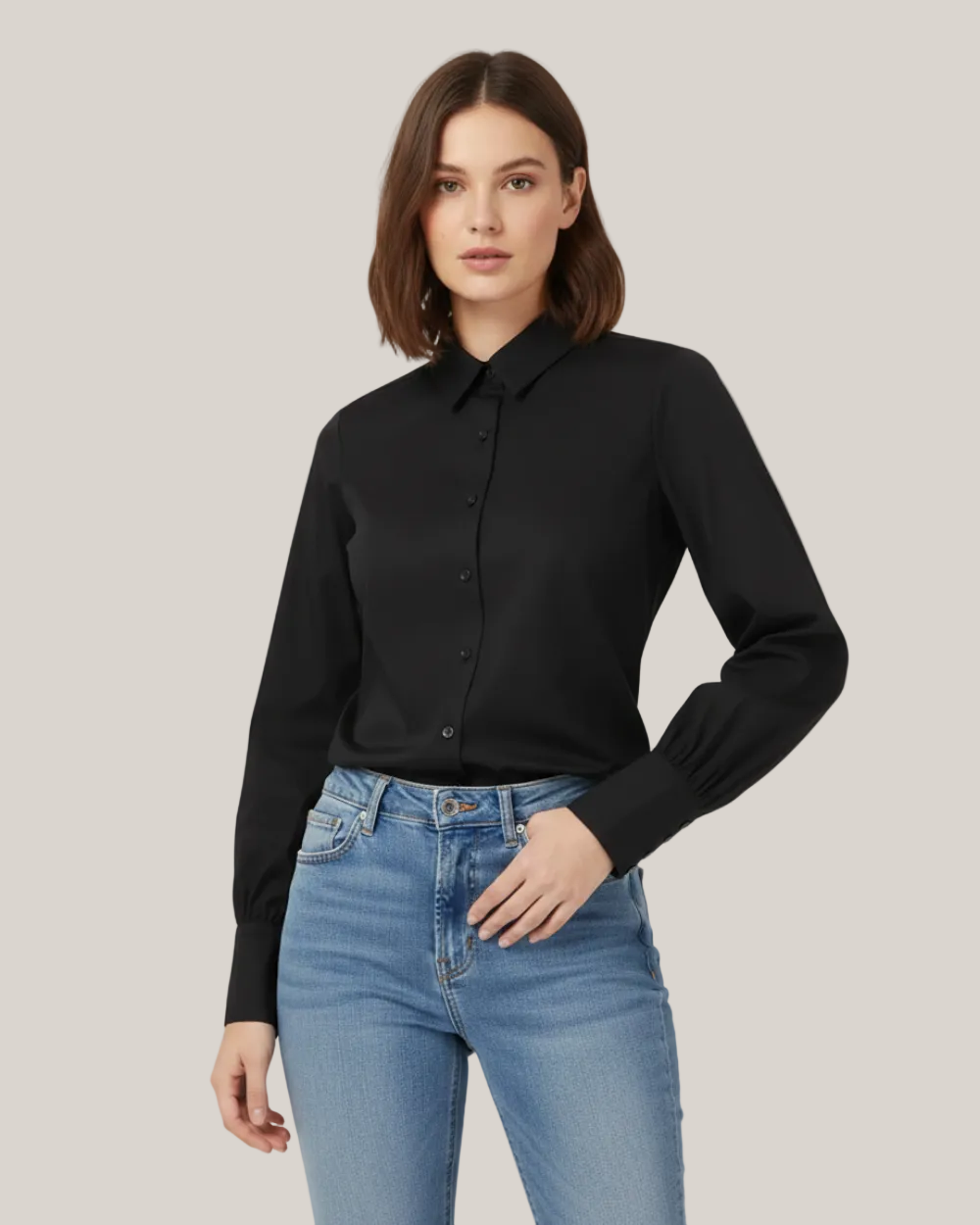 Blusa Manga Larga Mujer