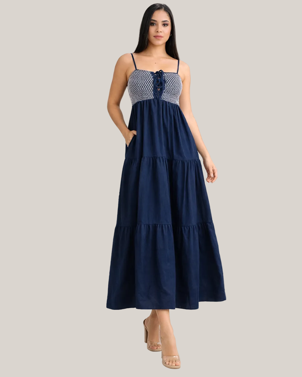 Vestido Sin Manga Mujer