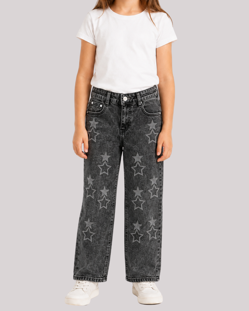 Jean Wide Leg Juvenil Niña