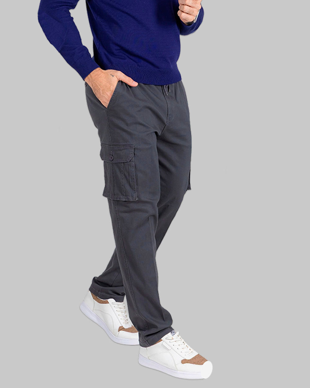 Pantalon Slim Fit Cargo Hombre