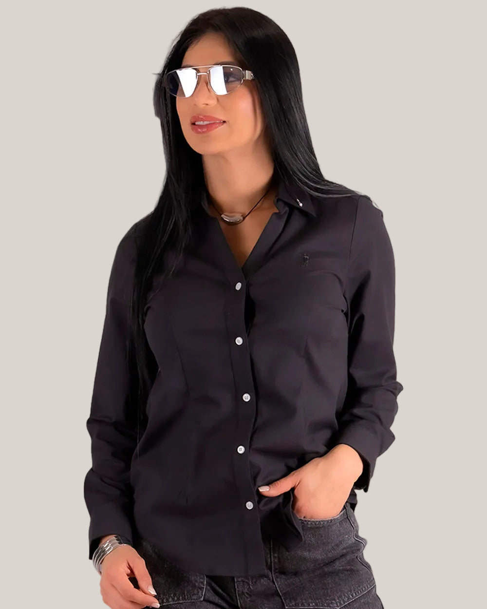Blusa Manga Larga Mujer