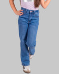 Jean Straight Fit Juvenil Niña