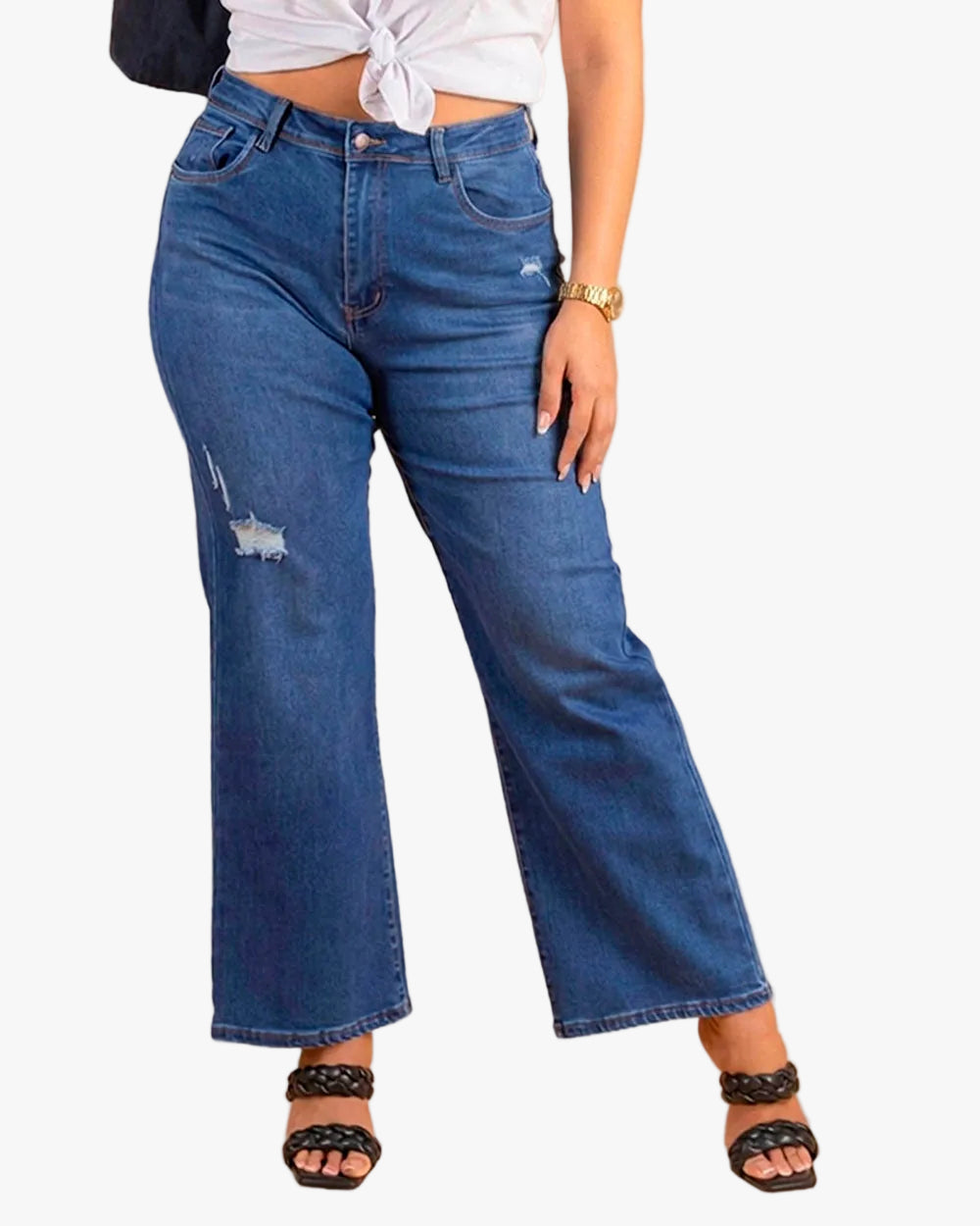 Jean Straight Fit Plus Mujer
