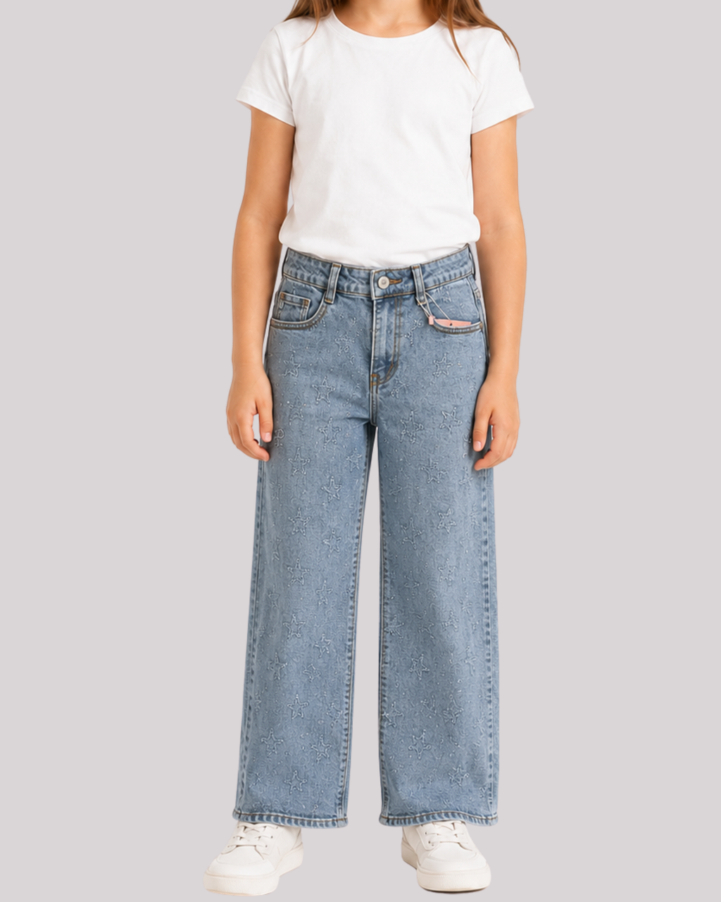 Jean Wide Leg Juvenil Niña
