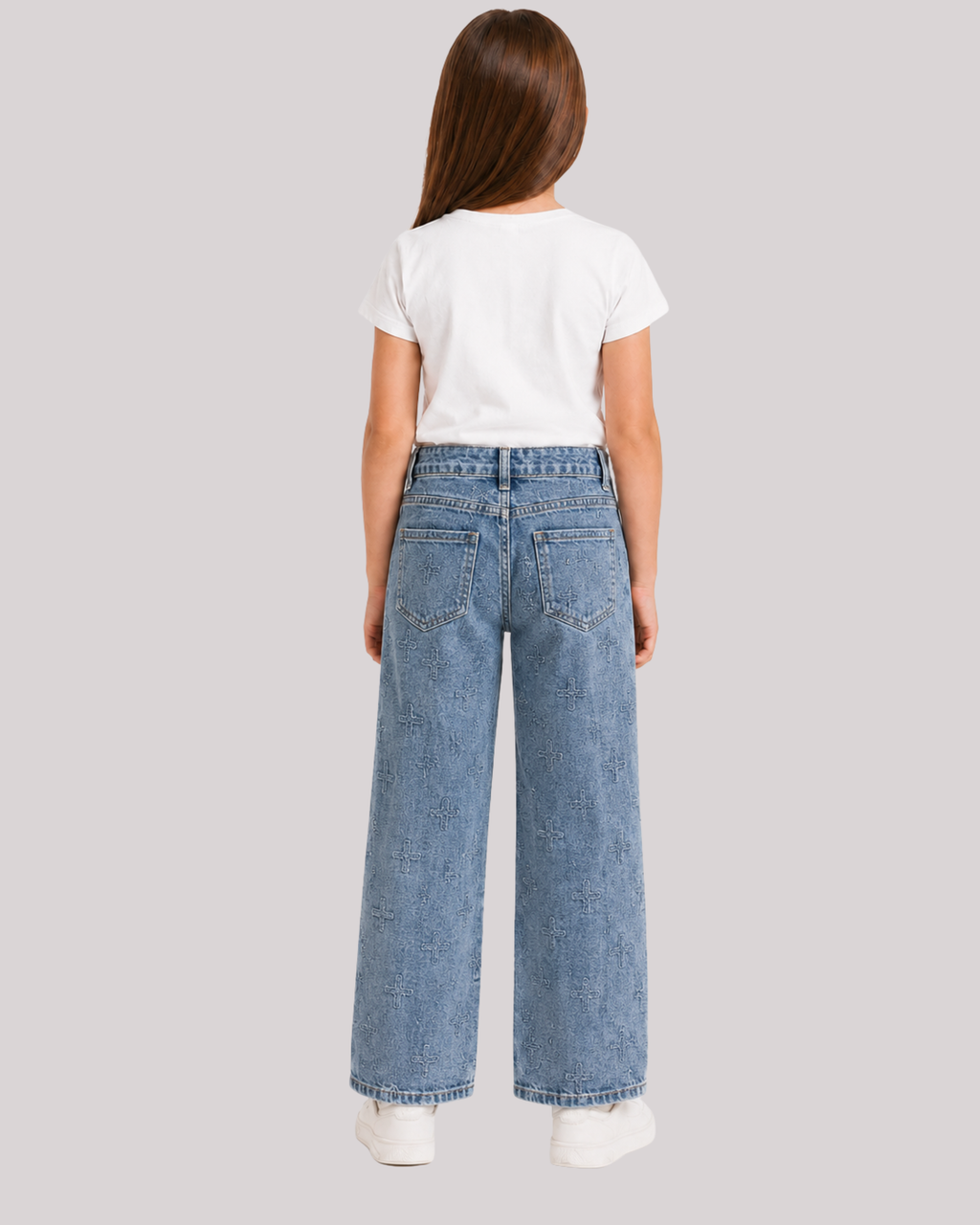Jean Wide Leg Juvenil Niña