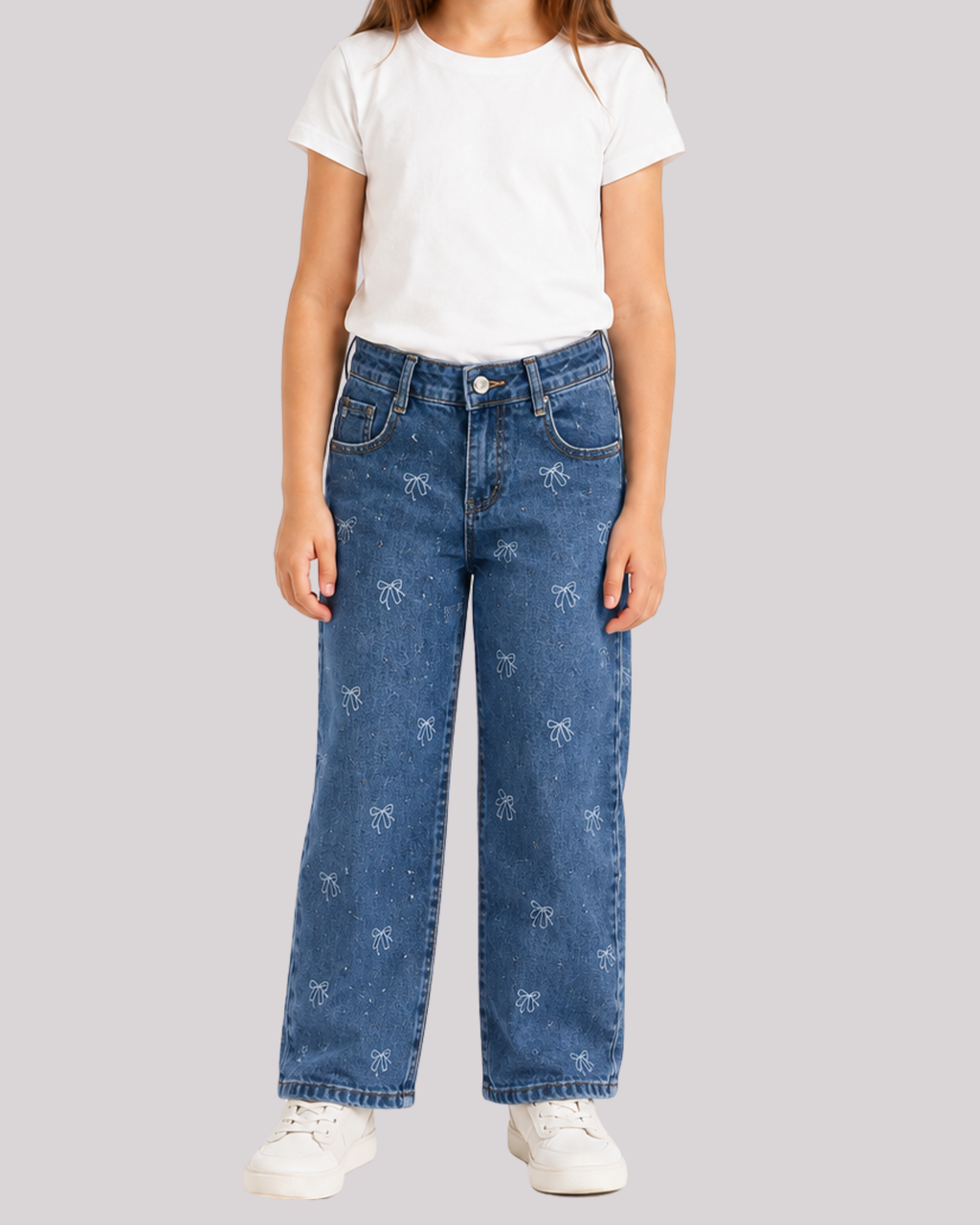 Jean Wide Leg Juvenil Niña