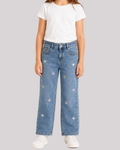 Jean Wide Leg Juvenil Niña