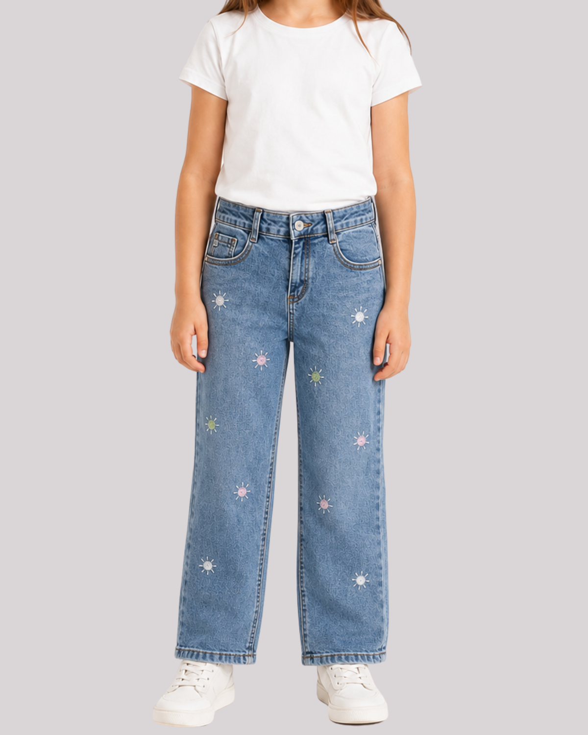Jean Wide Leg Juvenil Niña