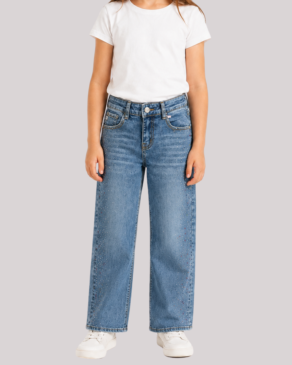 Jean Wide Leg Juvenil Niña