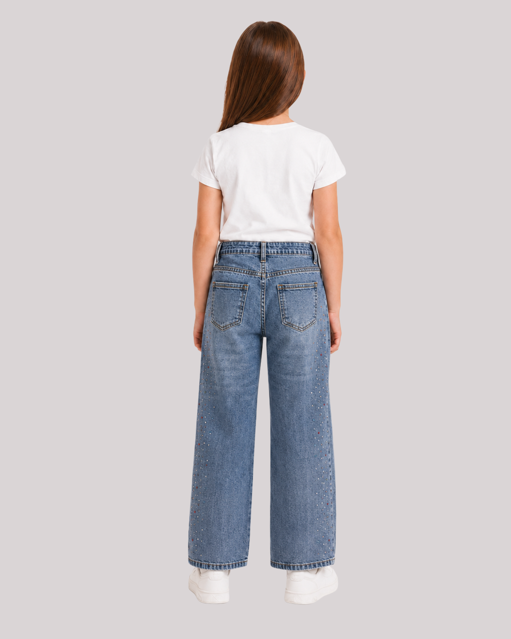 Jean Wide Leg Juvenil Niña