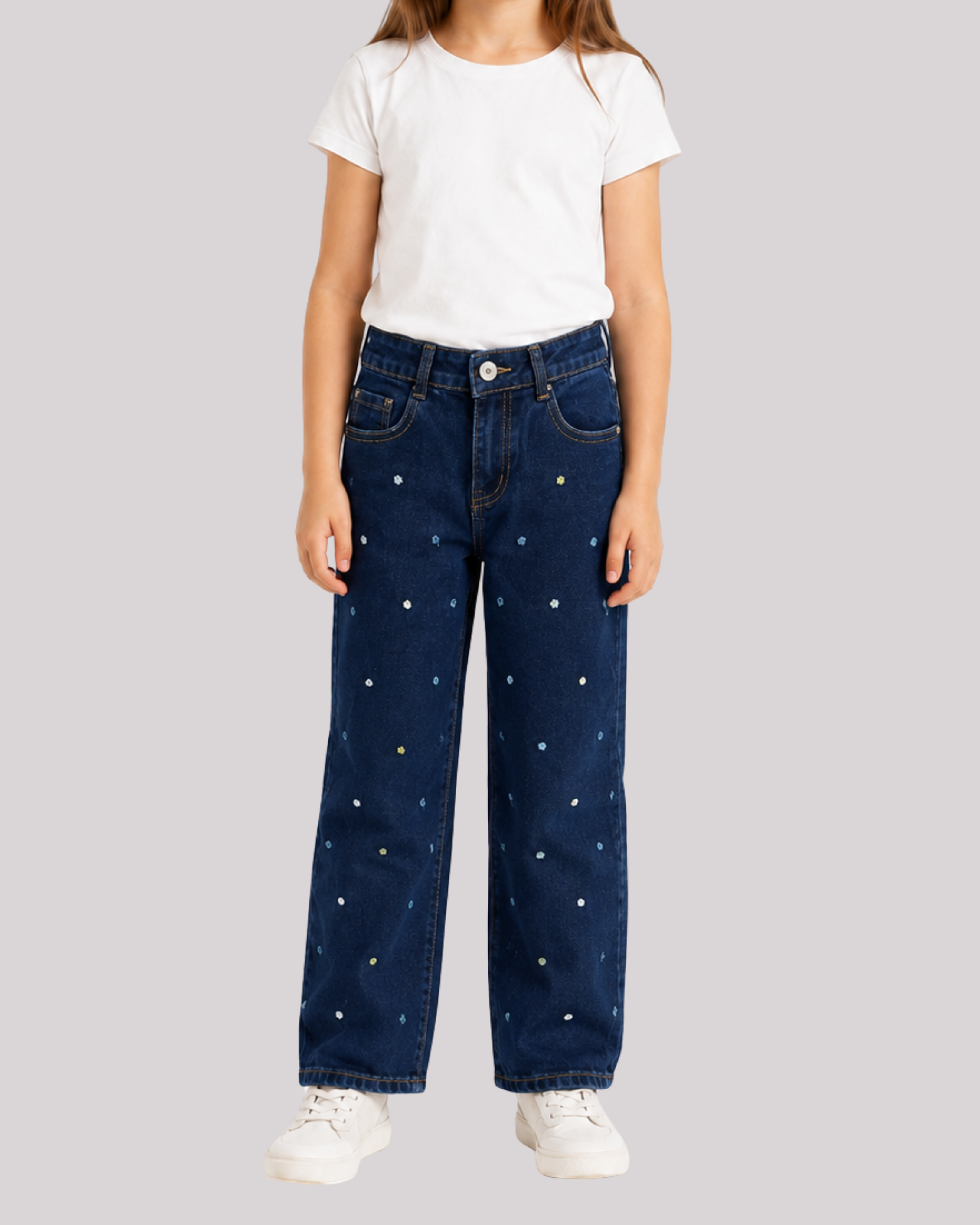 Jean Wide Leg Juvenil Niña