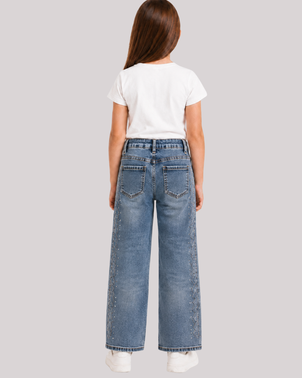 Jean Wide Leg Juvenil Niña